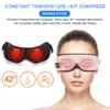 Oogmassager 6D Intelligente airbag Vibratie Oogmassager Oogzorginstrument Verwarming Bluetooth -muziek Verlichting van vermoeidheid en duisternis fietsen opladen 230728