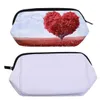 Sublimation Neoprene Storage Bag Lunch Boxes Blank DIY Women Handbags Waterproof cosmetic bags With Zipper for Adults Kids