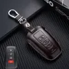 Кожаный ключевой чехол для FOB Cover для 2018 года Toyota Camry Land Cruiser Prado 2017 CHR Accessories Holder Holder214L