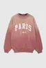 Bings 1fleece gradient sweatshirt klassiek geprinte gewassen hoodie roerbak katoenen ontwerper sweaters