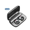 S19 Cuffia Bluetooth senza fili Display digitale Touch 5.3 Non in Ear Mini Chiamata sportiva universale