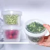 Storage Bottles Vegetable Box Airtight Freezer Food Containers With Lids Onion Ginger Fruits Organizer For Camping Kitchen