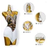 Stage Wear Leopard Print Latin Dance Dress Tops Women Ballroom Adult Salsa Skirts Sports Costume Customize Fringed