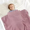 毛布を包むベビーブランケットニット生まれ柔らかい温かいスワドルラップ睡眠袋100*80cmキッズバスタオル屋外ベビーカー230729