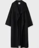 23-Tote*Me Signature Wool Cashmere Coat Side Slit Long Coat Women