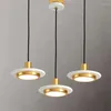 Luminárias pendentes modernas Cloudstone disco voador luzes sala de estar quarto cabeceira LED luminárias suspensas luxuosas