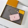 محافظ مصمم الأزياء محفظة فاخرة مصغرة سلسلة المحافظ رسائل زهرة Empreinte حامل بطاقة Womens Ladies Mini Pochette Accessoires Bag Bag عالية الجودة