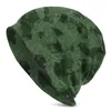 Berets Wild Camouflage In Green Hats Goth Autumn Winter Street Skullies Beanies Cap Unisex Men Women's Homme Warm Dual-use Knit Hat