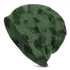 Baretten Wilde Camouflage In Groen Hoeden Goth Herfst Winter Straat Skullies Mutsen Cap Unisex Mannen Vrouwen Homme Warm Tweeërlei gebruik Gebreide Muts