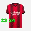 23 24 Pulisic Giroud Rafa Leao Soccer Jerseys Ibrahimovic Football Shirt 2023 2024 Rebic Camiseta Kjaer Theo Brahim R.Leao Men Kids kit set uniforms