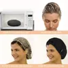 Schneiden von Cape Microwavavable Head Wärme Wärmekappe Heizdampfer für Haarpflegemittel Schönheit Flachs Samen gebackenes Öl Unsteckte Reparatur beschädigte Pflege 230728