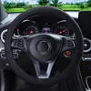 Steering Wheel Covers 37-38CM Breathable Universal Car Cover Gear Handbrake Wear-resistant Anti-slip Interior Accessories