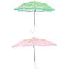 Umbrellas 2 Pcs House Lovely Umbrella Desktop Cute Mini Rain Baby Decorations Metal Decorative Child American Dolls