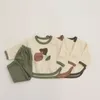 Clothing Sets MILANCEL Baby Set Toddler Girls Clothes Suit Graffiti Blouse and Pants 2 Pcs 230728