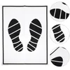 Einweg-Tischdecken, 50 Stück, Gesichtspolster, Antifouling, Auto-Fuß, transparente Fußmatten für Zuhause