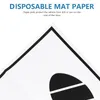 Disposable Table Covers 50Pcs Waterproof Rugs Premium Car Carpet Paper Mats Floor Simple Supplies