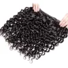 Pizzo 100 Fasci di capelli umani malesi non trattati Fasci bagnati e ondulati cheveux humain 12A Offerte di pacchetti di onde d'acqua 230728