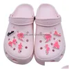 Accessori per parti di scarpe Pink Girls Charm Jibitz per intasare Charms Pins Butklc Drop Delivery Series a caso
