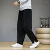 Men's Pants Vintage Harem Trousers For Men Y2k Casual Man In Hip Hop Trend Fashion Korean Style Wide Summer Baggy XL