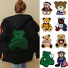 Grande cartone animato tutto con orso cucito panno decorazione felpa con cappuccio cappotto riparazione abbigliamento patch accessori applique Cucito a mano257L