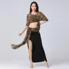 Stage Wear Belly Dance Long Skirt Set Practice Clothes Fashion Sexy Women Dress Suit Carnaval Disfraces Adults Exotic Dancewear