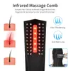 Head Massager Massage Kam Infrarood Haargroei Care Elektrische follikel Stimuleren Anti Dichte haaruitval 230728