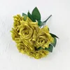 Декоративные цветы 1pc 7-годовой шелковый моделирование цветов роза Свадебное домашнее украшение DIY