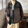 Vestes pour hommes 2023 manteau veste Senior sentiment tridimensionnel Ruffian bosse couleur lâche petit parfum vent BigBag