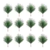 Decorative Flowers Fake Pine Tree Christmas Crafts Picks Xmas Branches Decor Artificial Outdoor Plants