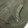 Vestes pour hommes Vintage Hip Hop Zipper Denim Jacket Streetwear Baseball Collar Oversize Loose Washed Jean Male