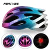 Cycling Helmets PEACHES Bicycle Helmet LED Lights Ultralight Motorcycle Bike Camera Holder Outdoor Sport Riding Equipment 230728