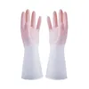 Kitchen Dishwashing Gloves Waterproof Rubber Clean Durable Dish Washing Clothes Gloves Cleaning Housework Chores Glove HY0443