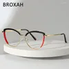 Sunglasses Fashion Cat Eye Glasses 2023 Blue Light Blocking Women Men Optical Frame UV400 Lentes