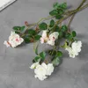 Fleurs décoratives 6pcs / lot Artificielle Fleur De Cerisier Simulation Soie Faux Mariage Pographie Props Maison Chambre Jardin Rose Fleur Décor