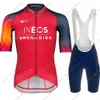 Set di maglie da ciclismo Ineos Grenadier Team Set Uomo Rosso Arancione Abbigliamento Bike Shirts Suit Pantaloncini con bretelle MTB Wear Maillot Ropa 230728