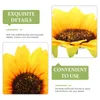 Decorative Flowers 10Pcs Sunflower Fabric Patches Repair Sew On Applique For Clothes Bags