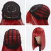 Cosplay s Straight Hair Synthetic for Women Short Bob Woman High Quality Female Black Red Blonde with Bangs 230728