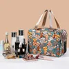 Toiletry Kits Women Cosmetic Bag Portable Travel Makeup Wash Bags Waterproof Double layer Storage Box Neceser Mujer Organizer 230729