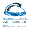 11KW 22KW 16A 32A EV Charging Cable Type 2 to Type 2 IEC62196-2 With 5 Meter Three Phase for EV Car TUV/UL Spiral Cable