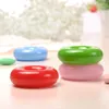 Present Wrap Baby Shower Plastic Ring Toy Boxes Wedding Full Moon Party Candy Box Donut