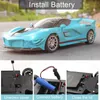Electric RC Car Electric Simulation Remote Control Racing Toy 1 18 High Speed ​​Sport Drift LED Light Vehicle Model Children S RC 230728