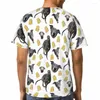 Men's T Shirts Greyhound Dog Blue Toast Pattern Special Polyester TShirt Top Quality Design Thin Shirt Stuff