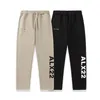 Plus Size Pants 2023ss Sweatpants Men Women 1 Quality Letter Printing Black Khaki Trousers335W