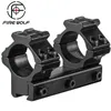 25.4mm Ring with 20mm Rail Mount Low Scope Mount Tactical Picatinny/Weaver Rail 11mm For Hunting