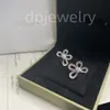 Diamentowy naszyjnik Fashion Classic Clover Naszyjnik Urok 18K Rose Gold Srebrny Srebrny wisiorek Agatowy dla Womengirl Valentine's Projektanta zaręczynowy GIF GIF