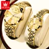 Zegarek zegarki Olevs Para zegarków dla miłośników najlepszych marki luksusowy kwarc Wodoodporne na rękę na rękę mody mody na rękę na rękę na rękę