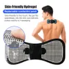 Andra massagesobjekt LCD -skärm EMS Neck Bår Electric Massager 8 Mode Cervical Patch Pulse Muscle Stimulator Portable Relief Pain Tool 230729
