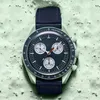 Bioceramic ceramics Planet Moon Watch Mission To Mercury 42mm Full Function Chronograph Luxury Mens couple joint name Wristwatches Moonshine moonwatch PLUTO