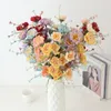 Decoratieve Bloemen Kunst Azalea's Wonen Thuis Bruiloft Decoratie Arrangement Bloem Bloemenornamenten Tafelindeling Nep