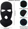 Halloween Cosplay Full Face Mask Temat Costume Pirate Rabure Gangsters Hat Cover Cover Zimowa dzianina czapka Balaclava dla mężczyzn Kobiet Design 3-Hole Design